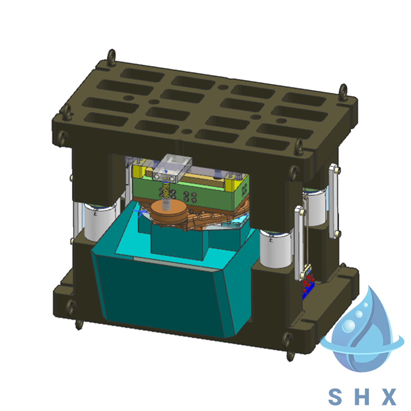 Automotive trimming die for motor housing products